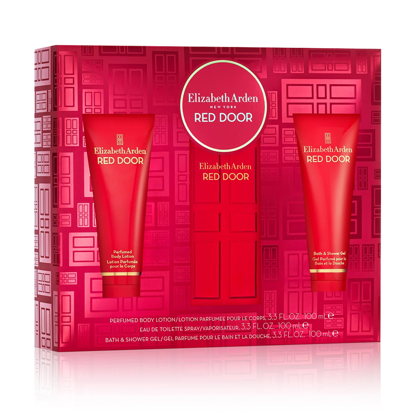 Уцінка! Парфумований набір Elizabeth Arden Red Door жіночий (туалетна вода, 100 мл + лосьйон для тіла, 100 мл + гель для душу, 100 мл)